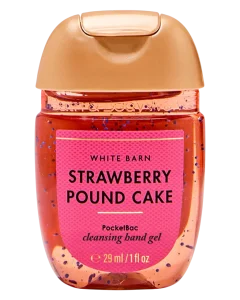 Bath & Body Works PocketBac Strawberry Pound Cake antibakterial qo'l geli