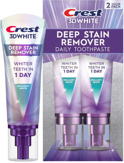 Отбеливающая зубная паста Crest 3D White Deep Stain Remover 