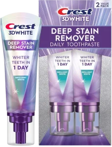 Отбеливающая зубная паста Crest 3D White Deep Stain Remover 