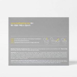 Осветляющие тонер-пэды для лица MEDIHEAL Vitamide Brightening Toner Pads for Skin Toning - 100 шт