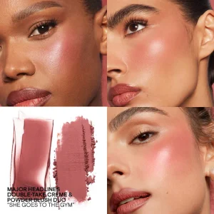 Дуэт кремовых и пудровых румян PATRICK TA  Major Headlines Double-Take Crème & Powder Blush Duo - She Goes To The Gym