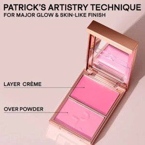 Дуэт кремовых и пудровых румян PATRICK TA Major Headlines Double-Take Crème & Powder Blush Duo - Just Enough