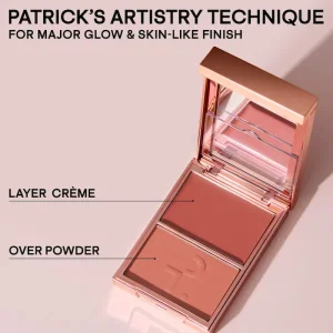 Дуэт кремовых и пудровых румян PATRICK TA Major Headlines Double-Take Crème & Powder Blush Duo - She's Blushing