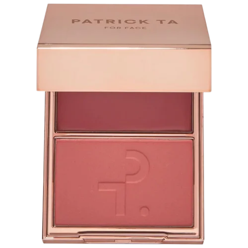 Дуэт кремовых и пудровых румян PATRICK TA Major Headlines Double-Take Crème & Powder Blush Duo - She's Flushed