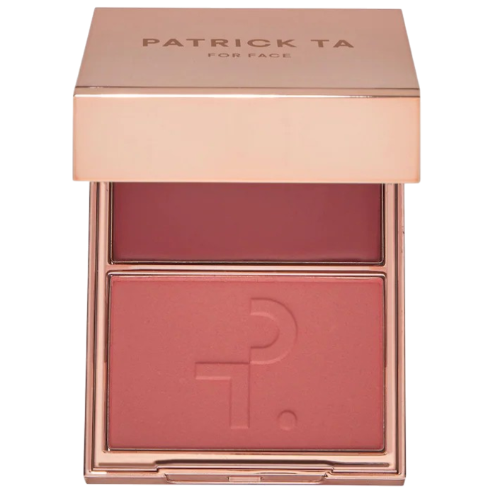 Дуэт кремовых и пудровых румян PATRICK TA Major Headlines Double-Take Crème & Powder Blush Duo - She's Flushed