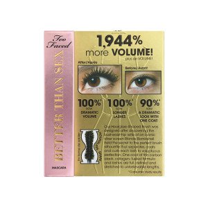 Мини-тушь для ресниц Too Faced Better Than Sex Black, 3,9 г