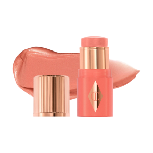 Мини-румяна для губ и щёк Charlotte Tilbury Unreal Lip + Cheek Glow Peachy Glow, 3 г