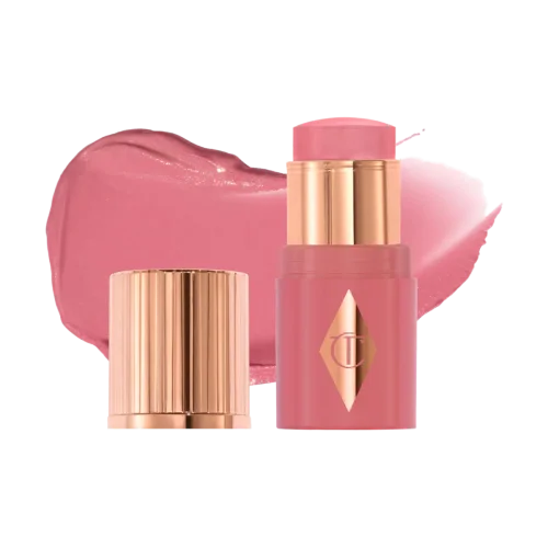 Мини-румяна для губ и щёк Charlotte Tilbury Unreal Lip + Cheek Glow Rosy Glow, 3 г