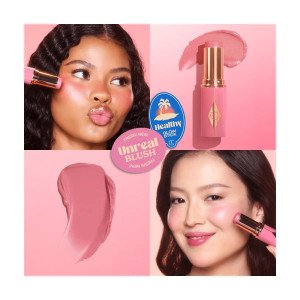 Мини-румяна для губ и щёк Charlotte Tilbury Unreal Lip + Cheek Glow Rosy Glow, 3 г