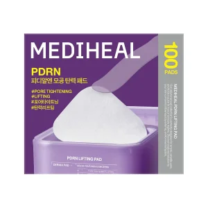Лифтинг-пэды для сужения пор MEDIHEAL PDRN Lifting Toner Pads - 100 шт