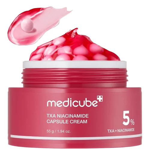 Крем-капсула для сияния и ровного тона кожи Medicube Capsule Cream with TXA & Niacinamide - 55 g