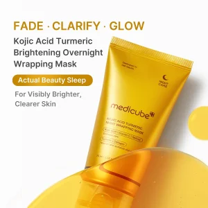 Ночная маска-плёнка с куркумой Medicube Wrapping Mask Kojic Acid Turmeric - 75 ml