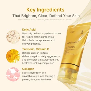 Ночная маска-плёнка с куркумой Medicube Wrapping Mask Kojic Acid Turmeric - 75 ml
