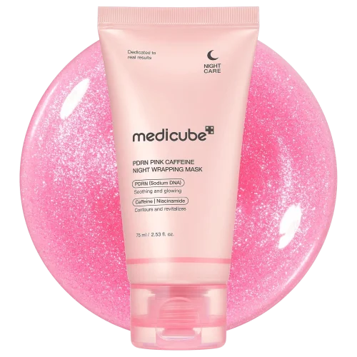 Ночная маска-плёнка с PDRN и кофеином medicube Wrapping Mask PDRN Caffeine - 75 ml