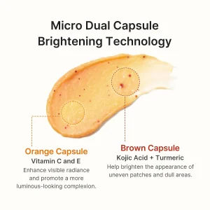 Осветляющая пенка с двойными капсулами Medicube Facial Cleanser Turmeric Capsule Foam Cleanser - 120 g