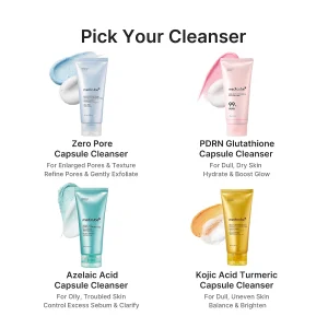 Осветляющая пенка с двойными капсулами Medicube Facial Cleanser Turmeric Capsule Foam Cleanser - 120 g