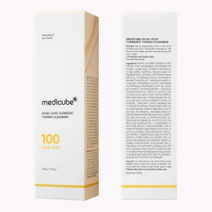 Осветляющая пенка с двойными капсулами Medicube Facial Cleanser Turmeric Capsule Foam Cleanser - 120 g