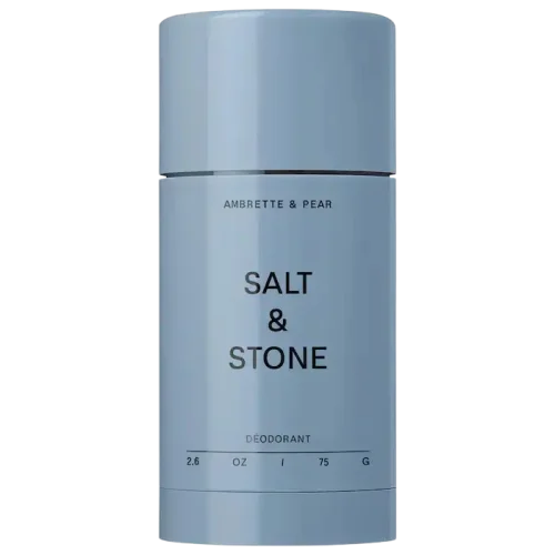Дезодорант без алюминия Salt & Stone Ambrette & Pear Extra-Strength - 75 g