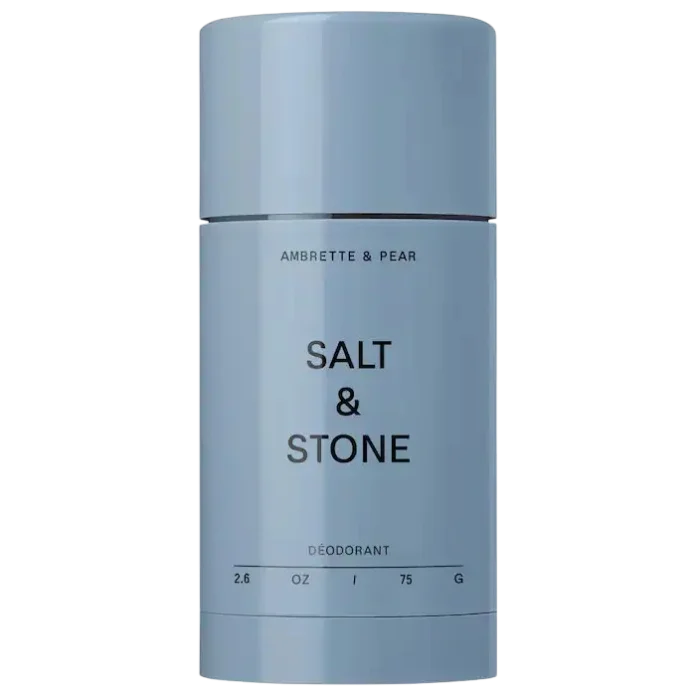 Дезодорант без алюминия Salt & Stone Ambrette & Pear Extra-Strength - 75 g