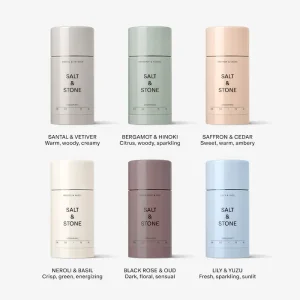 Дезодорант без алюминия Salt & Stone Lily & Yuzu Extra-Strength - 75 g