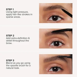 Anastasia Beverly Hills Brow Wiz® Ultra-Slim Precision Eyebrow Defining Pencil - Dark Brown ultra yupqa qosh qalam