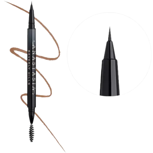 Anastasia Beverly Hills MicroStroke Brush Tip Eyebrow Detailing Pen - Chocolate qoshlar uchun ruchka