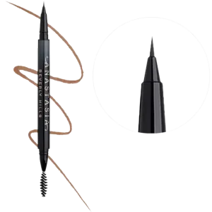 Ручка для бровей с эффектом волосков Anastasia Beverly Hills MicroStroke Brush Tip Eyebrow Detailing Pen - Chocolate