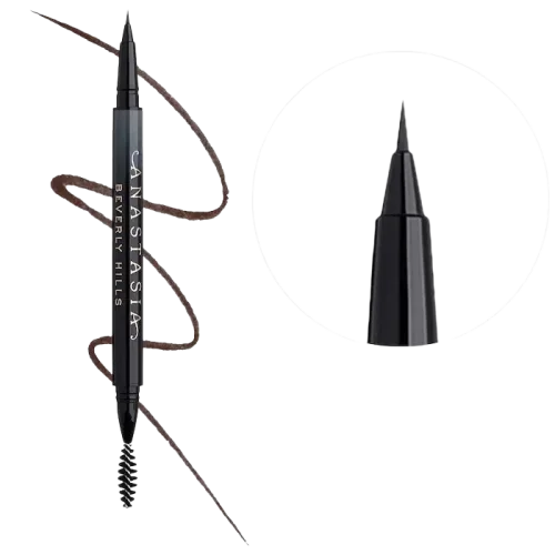 Anastasia Beverly Hills MicroStroke Brush Tip Eyebrow Detailing Pen - Ebony qosh ruchkasi