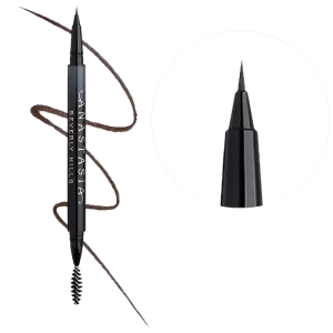 Ручка для бровей с эффектом волосков Anastasia Beverly Hills MicroStroke Brush Tip Eyebrow Detailing Pen - Ebony