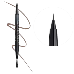 Ручка для бровей с эффектом волосков Anastasia Beverly Hills MicroStroke Brush Tip Eyebrow Detailing Pen - Dark Brown