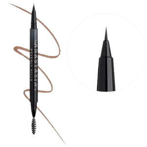 Ручка для бровей с эффектом волосков Anastasia Beverly Hills MicroStroke Brush Tip Eyebrow Detailing Pen - Caramel