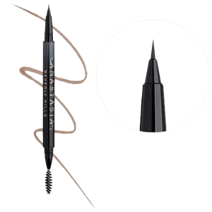 Ручка для бровей с эффектом волосков Anastasia Beverly Hills MicroStroke Brush Tip Eyebrow Detailing Pen - Soft Brown