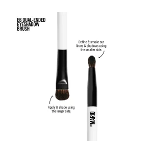 Двусторонняя кисть для теней MAKEUP BY MARIO E6