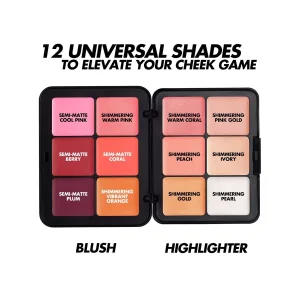 Кремовая палетка для лица MAKE UP FOR EVER HD Skin Blush & Glow, 11,9 г