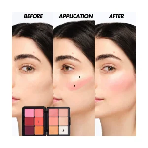 Кремовая палетка для лица MAKE UP FOR EVER HD Skin Blush & Glow, 11,9 г