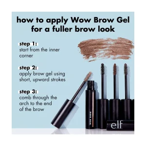 Оттеночный гель для бровей e.l.f. Wow Brow Deep Brown, 3,5 г