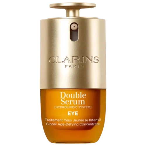 Двухфазная антивозрастная сыворотка для вокруг глаз Clarins Double Serum® Eye Brightening & Depuffing Anti-Aging Concentrate - 20 ml