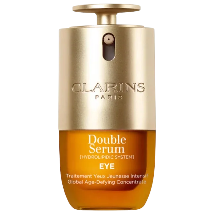 Двухфазная антивозрастная сыворотка для вокруг глаз Clarins Double Serum® Eye Brightening & Depuffing Anti-Aging Concentrate - 20 ml