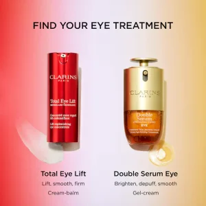 Двухфазная антивозрастная сыворотка для вокруг глаз Clarins Double Serum® Eye Brightening & Depuffing Anti-Aging Concentrate - 20 ml