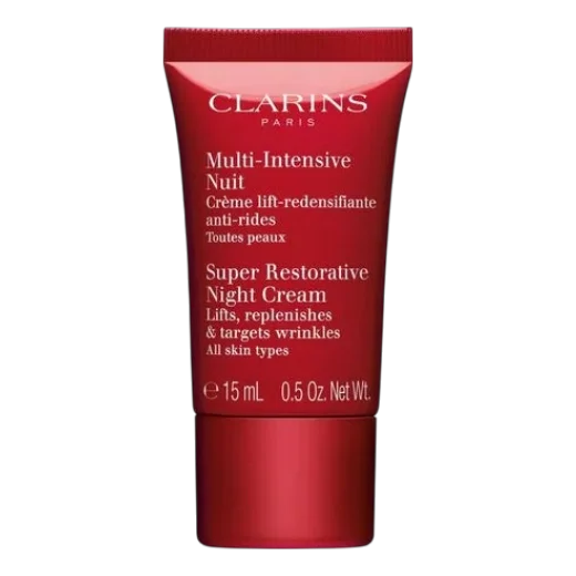 Clarins Super Restorative Night - 15 ml ajinlarga qarshi tungi krem