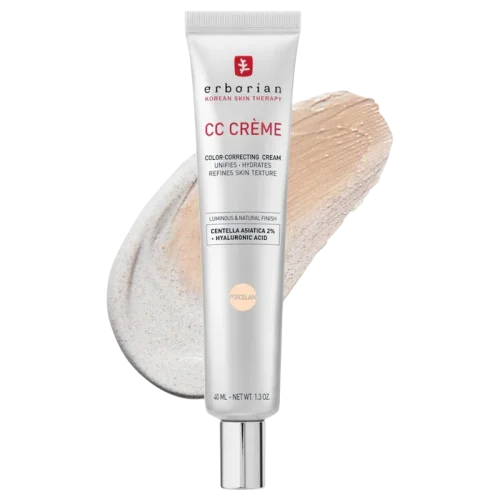 CC-крем с эффектом коррекции тона и естественного сияния Erborian CC Cream - Porcelain 40ml