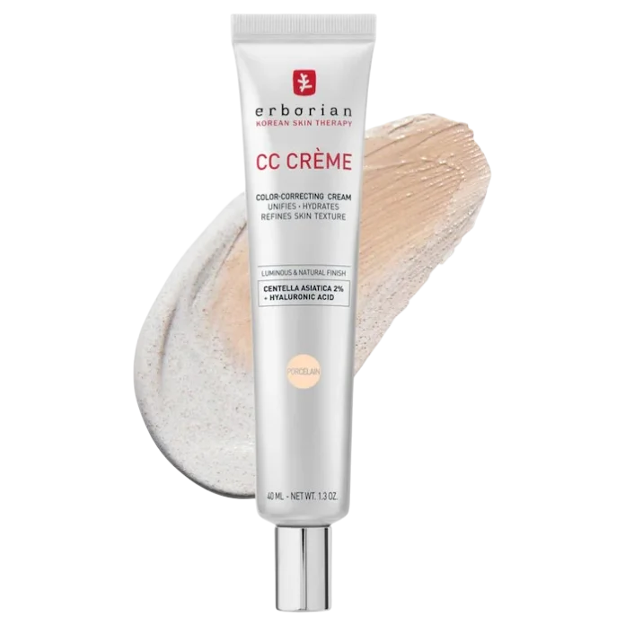 CC-крем с эффектом коррекции тона и естественного сияния Erborian CC Cream - Porcelain 40ml