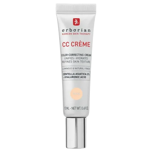 CC-крем с эффектом коррекции тона и естественного сияния Erborian CC Cream - Nude 15ml