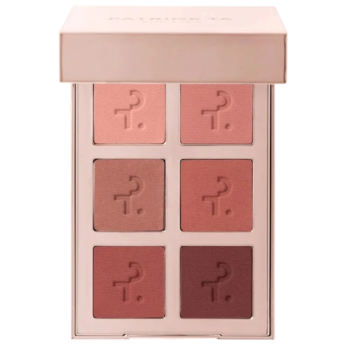Палетка матовых теней PATRICK TA Major Dimension Essential Artistry Edit Eyeshadow Palette - Warm Rose