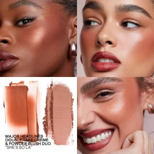 Дуэт кремовых и пудровых румян PATRICK TA Major Headlines Double-Take Crème & Powder Blush Duo - She's So LA
