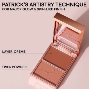 Дуэт кремовых и пудровых румян PATRICK TA Major Headlines Double-Take Crème & Powder Blush Duo - She's So LA