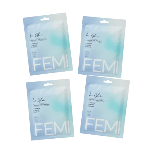 Набор гидрогелевых масок FEMI ICE GLOW — 4 шт.