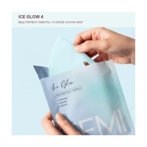 Набор гидрогелевых масок FEMI ICE GLOW — 4 шт.