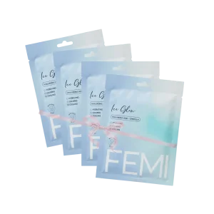 Набор гидрогелевых масок FEMI ICE GLOW — 4 шт.