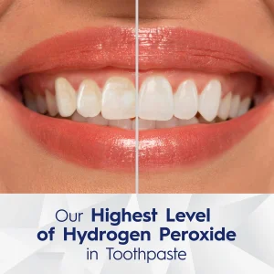 Отбеливающая зубная паста Crest 3D White Brilliance PRO Ultra White Teeth Whitening Toothpaste, 4% Hydrogen Peroxide - 107g